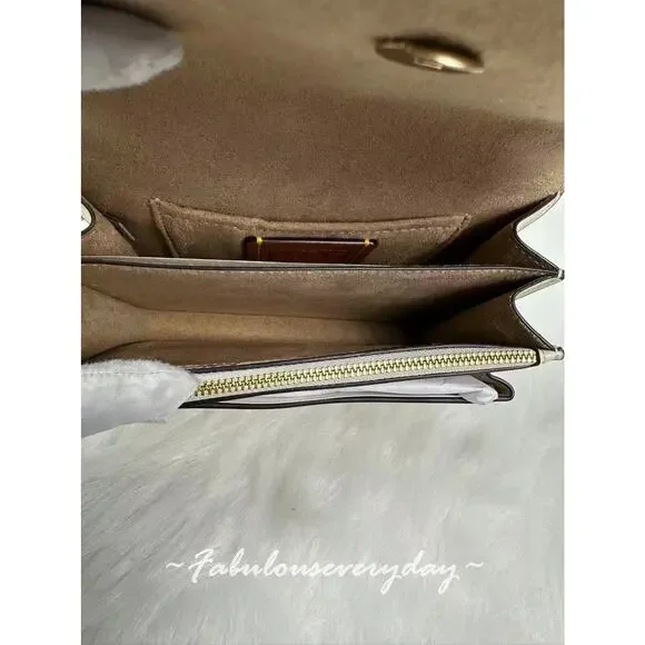 Coach Mini Klare Crossbody Bag with Candy in Leather/Chalk/Chalk CDB09 NWT - Picture 8 of 9